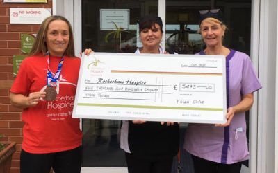 MRVL’s support Helen Caple in fundraising for Rotherham Hospice